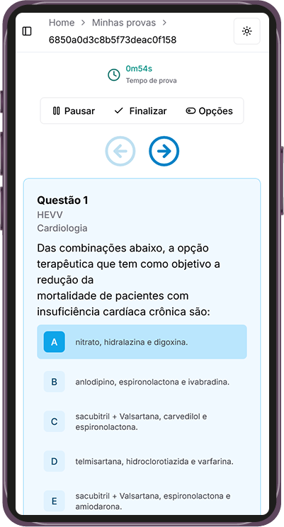 Plataforma GTMED - Execução da Prova
