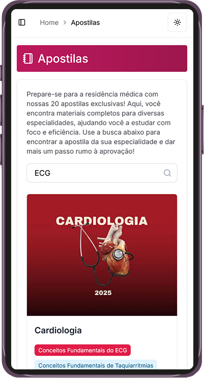 Plataforma GTMED - Apostilas