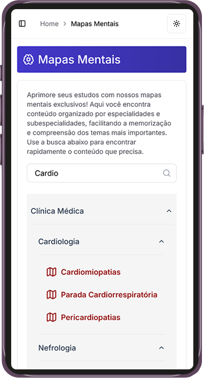 Plataforma GTMED - Mapas Mentais